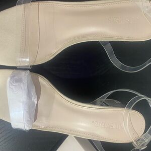 Women Dress Sandals, Chloe, Clear 8.5